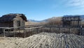 The prehistoric lakeside settlement of Dispilio Kastoria, Greece Royalty Free Stock Photo