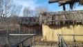 The prehistoric lakeside settlement of Dispilio Kastoria, Greece Royalty Free Stock Photo