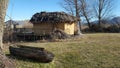 The prehistoric lakeside settlement of Dispilio Kastoria, Greece Royalty Free Stock Photo