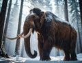 Prehistoric mammoth, an ancient giant of the ice age