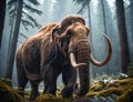 Prehistoric mammoth, an ancient giant of the ice age