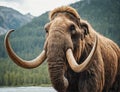 Prehistoric mammoth, an ancient giant of the ice age