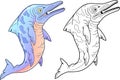 prehistoric marine dinosaur ichthyosaur