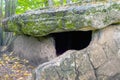 Prehistoric neolithic age european dolmen