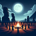 prehistoric nighttime ritual