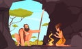 Prehistoric People Illustration