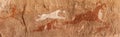 Prehistoric Petroglyphs in libian sahara desert Royalty Free Stock Photo