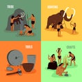 Prehistoric Stone Age 2x2 Images