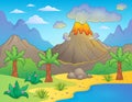 Prehistoric theme landscape 1