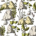 Prehistoric vector plants