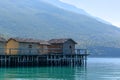 Prehistoric Water Museum `Bay of Bones` -  Ohrid Macedonia Royalty Free Stock Photo