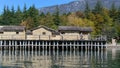 Prehistoric Water Museum `Bay of Bones` -  Ohrid Macedonia Royalty Free Stock Photo