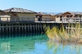 Prehistoric Water Museum `Bay of Bones` -  Ohrid Macedonia Royalty Free Stock Photo