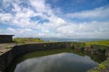 Prehistoric  water tank on Lohagad Fort near Lonavala,Maharashtra,India Royalty Free Stock Photo