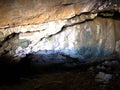 Prehistoric Wildkirchli caves or die WildkirchlihÃÂ¶hle HÃÂ¶hlebÃÂ¤re or Hoehlebaere and Eesidle in the Appenzellerland region