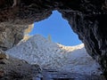 Prehistoric Wildkirchli caves or die WildkirchlihÃÂ¶hle HÃÂ¶hlebÃÂ¤re or Hoehlebaere and Eesidle in the Appenzellerland region