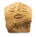 Prehistorical Sculptures Ancient Culture, Lepenski Vir. Selective focus