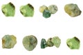 Prehnite mineral for accessories industrial Royalty Free Stock Photo