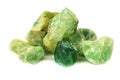 Prehnite mineral for accessories industrial Royalty Free Stock Photo