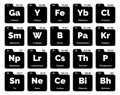 20 Preiodic table of the elements Icon Pack Design