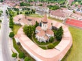 Prejmer fortified Church in Brasov Transylvania Romania Royalty Free Stock Photo