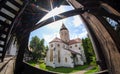 Prejmer fortified Saxon Church, Transylvania, Romania Royalty Free Stock Photo