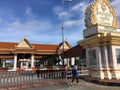 Prek Chak International Border Check Point, Cambodia Royalty Free Stock Photo