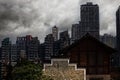 Prelude to heavy rain in Chongqing Royalty Free Stock Photo