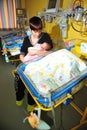 Premature infant Royalty Free Stock Photo