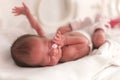 Premature newborn baby girl Royalty Free Stock Photo