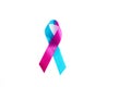 Prematurity awareness ribbon background. World prematurity day. Royalty Free Stock Photo