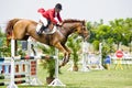 Premier Cup Equestrian Show Jumping Royalty Free Stock Photo