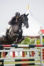 Premier Cup Equestrian Show Jumping Royalty Free Stock Photo