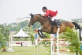 Premier Cup Equestrian Show Jumping Royalty Free Stock Photo