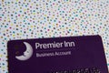 Premier Inn Business account card.