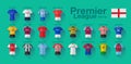 English Premier League jerseys