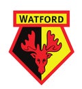 Watford logo editorial illustrative on white background