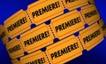 Premiere Tickets New Movie Product Launch Announcement