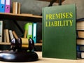 Premises liability laws book for personal injury cases. Royalty Free Stock Photo