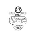 Premium Adventure Club Vintage Emblem