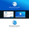 Premium amazing logo lion tech vector