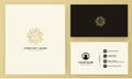 Premium Beauty flower logo design with business card template