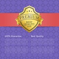 Premium Best Quality 100 Guarantee Golden Label Royalty Free Stock Photo