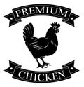 Premium chicken label