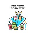 Premium Cosmetic Vector Concept Color Illustration Royalty Free Stock Photo