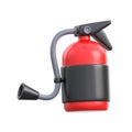 A premium 3d icon of fire extinguisher for safety Royalty Free Stock Photo