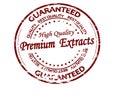 Stamp with text Premium extracts Royalty Free Stock Photo