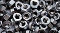 Premium Hex Rivet Nuts: Industrial Fasteners for Precision Assembly and Structural Strength. Royalty Free Stock Photo