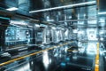Premium High-Resolution Future Technology Labs with Walls Featuring Advanced Shapes