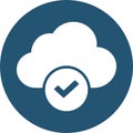 Cloud selected Vector icon that can easily modify or edit This is a premium icon which is suitable for commercial work